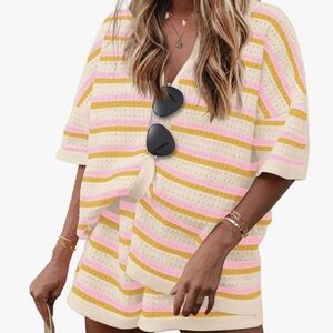 Chic Striped Women's Jumpsuit